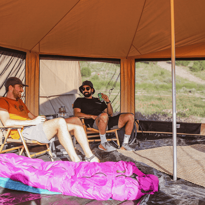 WhiteDuck Outdoors 18' Altimus Bell Tent | 4-Season Luxury Camping Tent