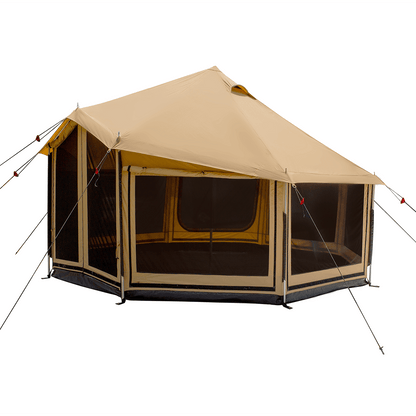 WhiteDuck Outdoors 18' Altimus Bell Tent | 4-Season Luxury Camping Tent