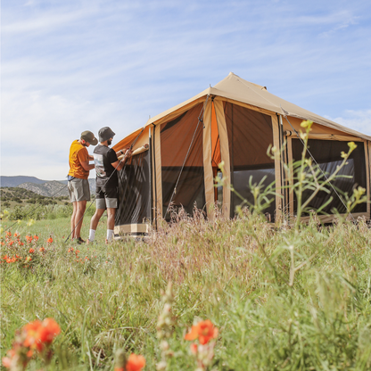 WhiteDuck Outdoors 18' Altimus Bell Tent | 4-Season Luxury Camping Tent