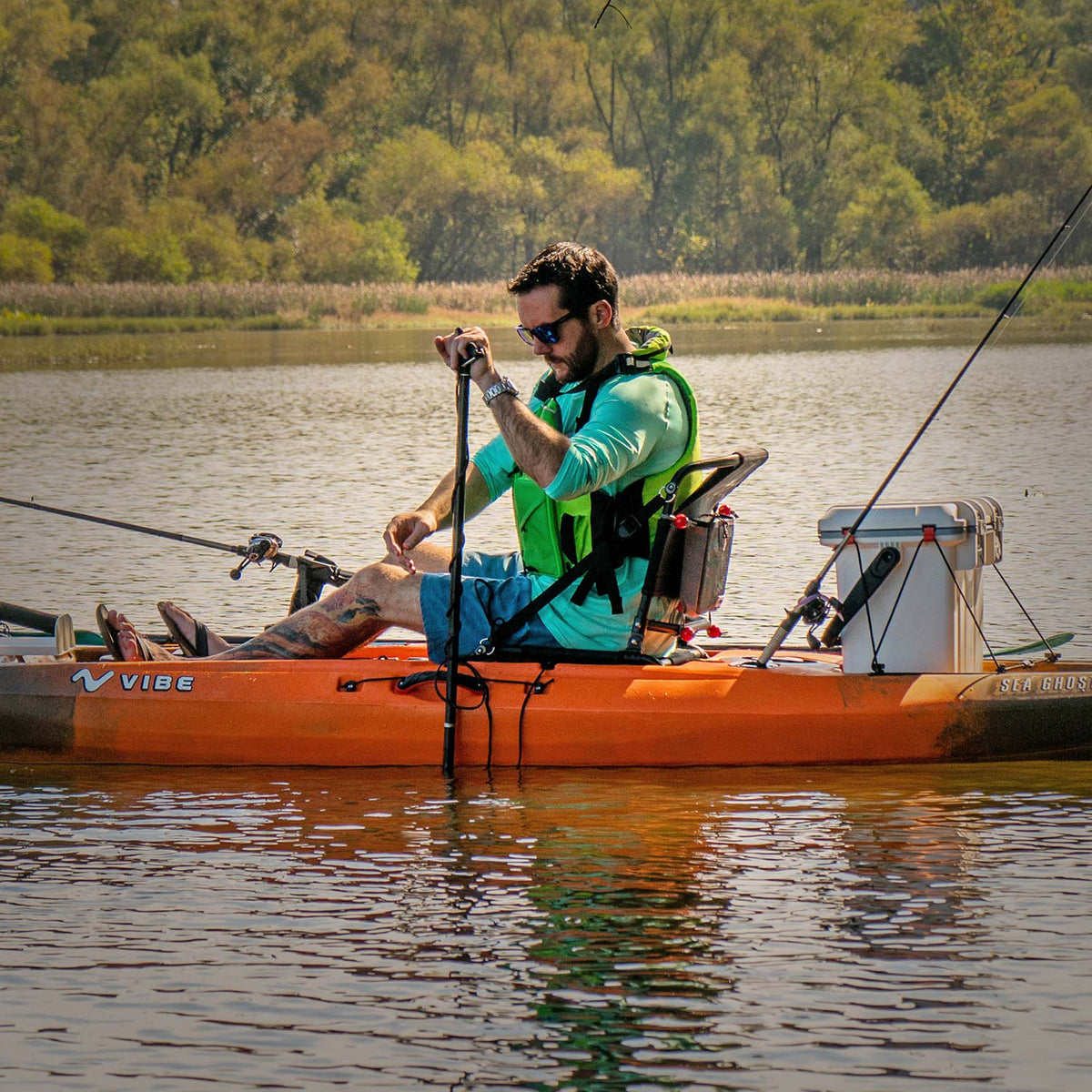 Vibe Kayaks Anchor Pole – 7' Fiberglass 3-Piece