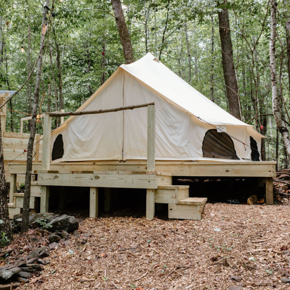 WhiteDuck Outdoors 16.5' Avalon Bell Tent | Premium 4-Season Glamping Tent