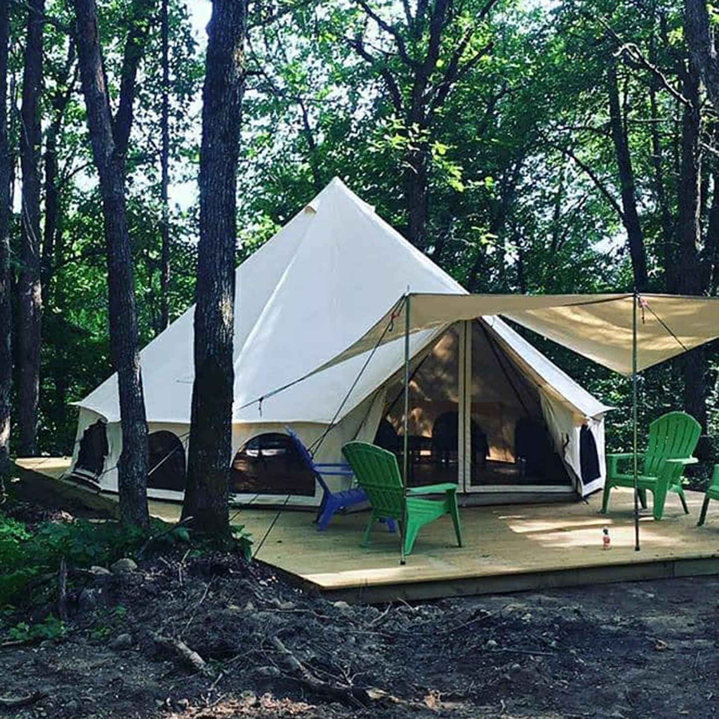 WhiteDuck Outdoors Awning for Bell Tents (Regatta & Avalon Compatible)
