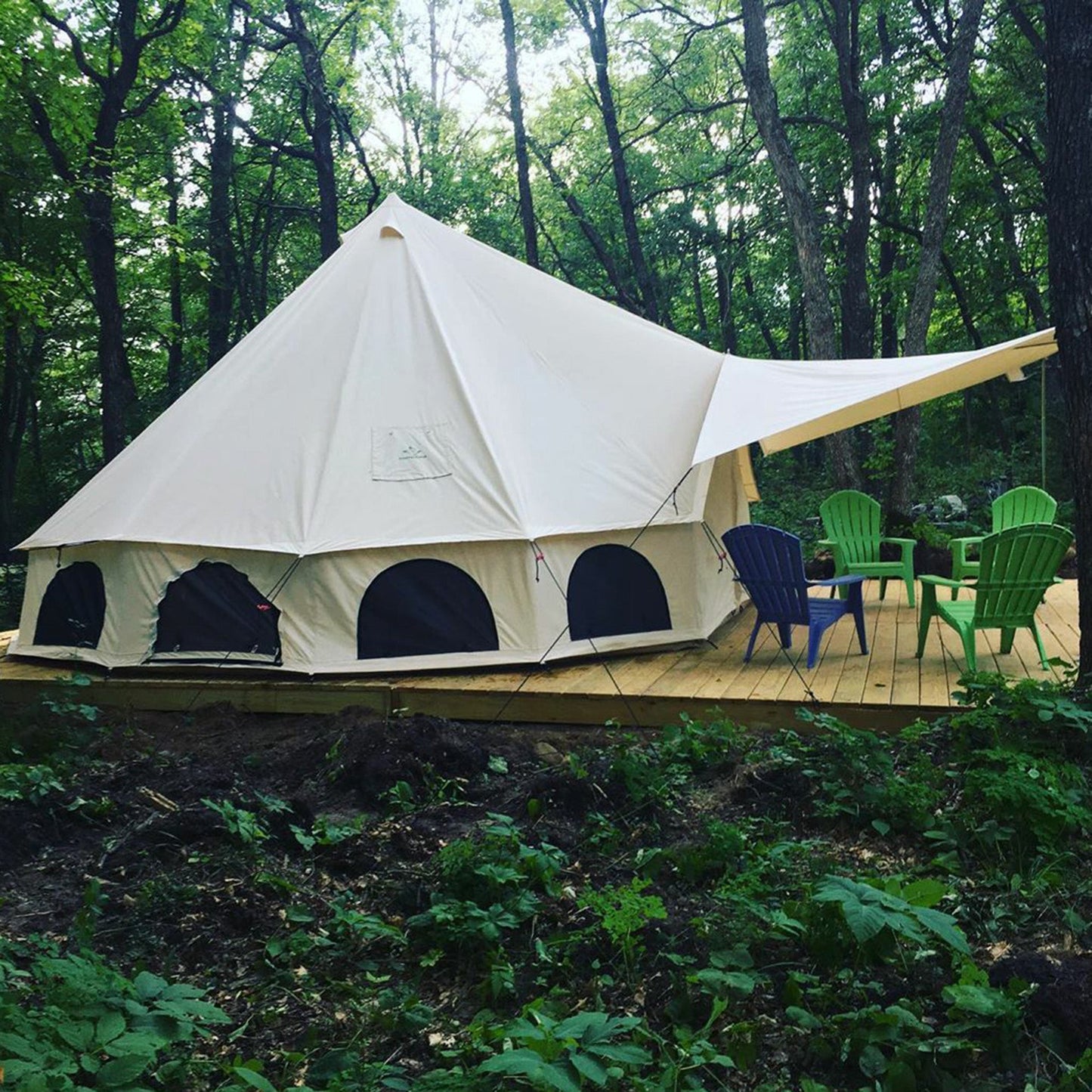 WhiteDuck Outdoors Awning for Bell Tents (Regatta & Avalon Compatible)