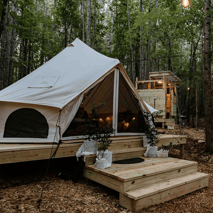 WhiteDuck Outdoors 16.5' Avalon Bell Tent | Premium 4-Season Glamping Tent