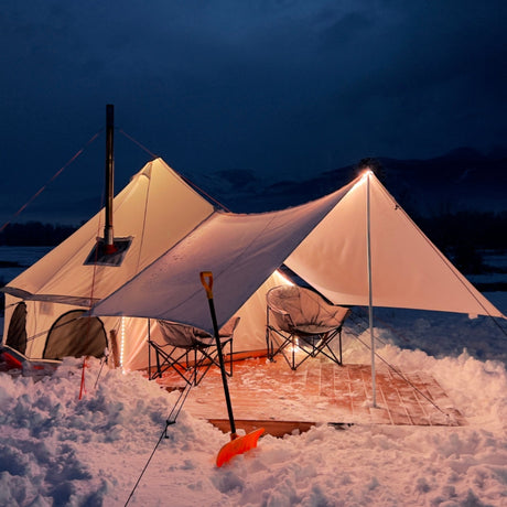 WhiteDuck Outdoors 13' Avalon Bell Tent | Luxury 4-Season Canvas Tent