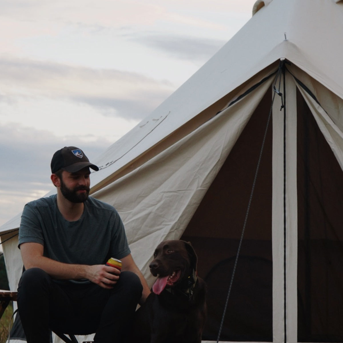 WhiteDuck Outdoors 16.5' Avalon Bell Tent | Premium 4-Season Glamping Tent