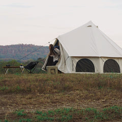 WhiteDuck Outdoors 13' Avalon Bell Tent | Luxury 4-Season Canvas Tent