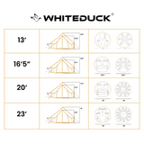 White Duck Outdoors Avalon Bell Tent – 20' (Premium 4-Season Bell Tent)