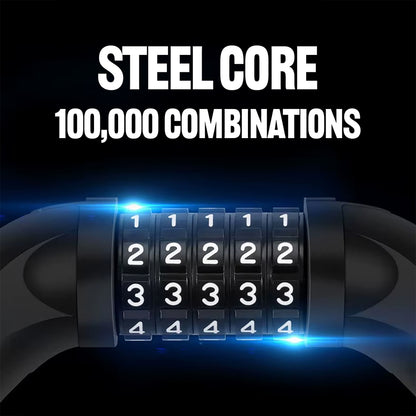 JupiterBike 5-Digit Combination Bike Lock