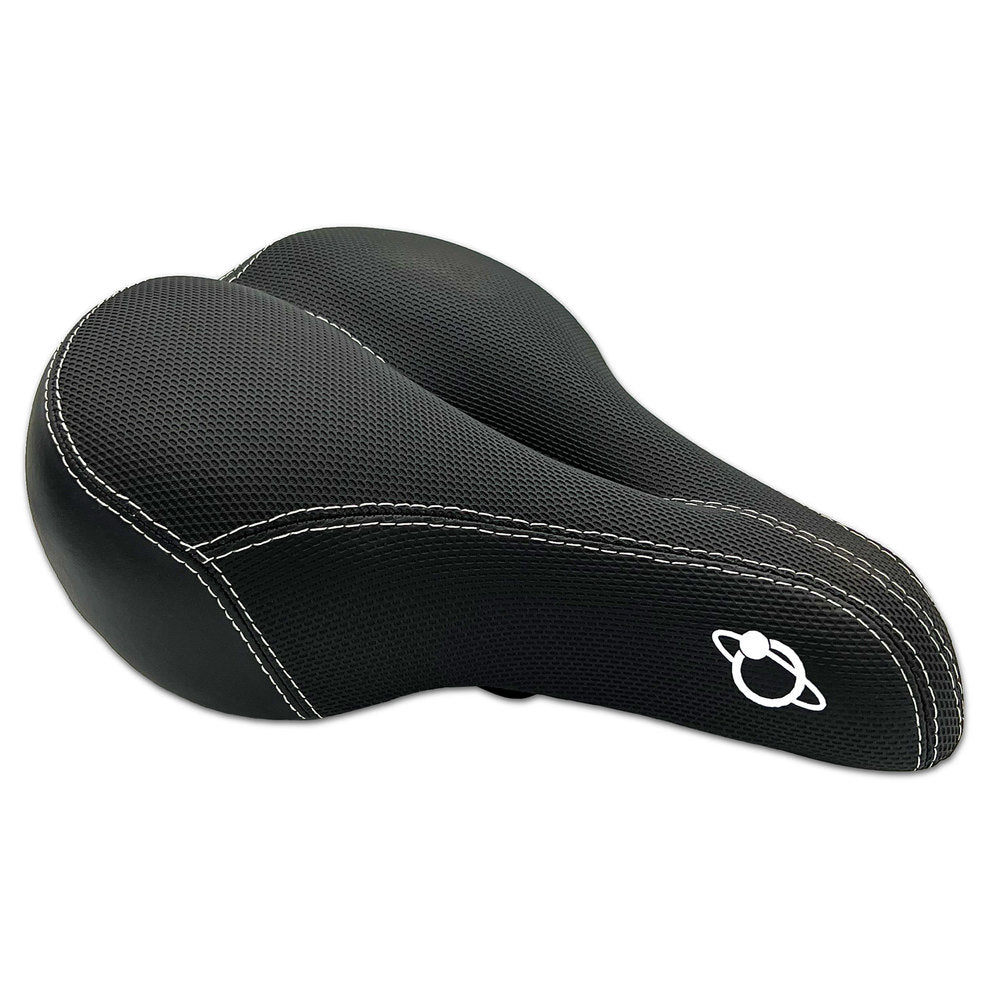 JupiterBike Mesh Top Leather Dual Spring Seat / Saddle