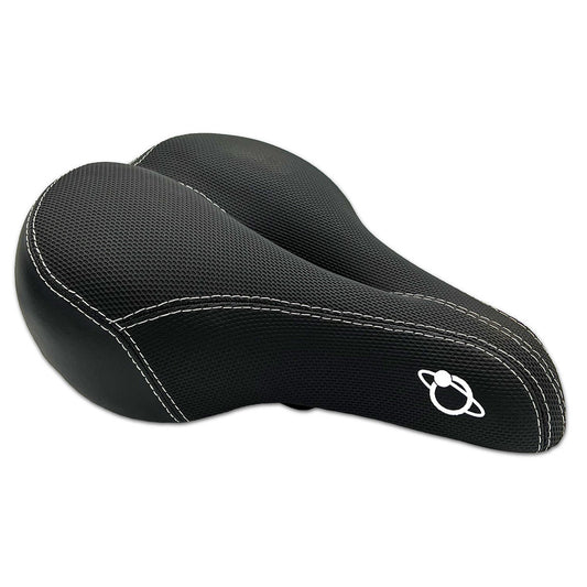 JupiterBike Mesh Top Leather Dual Spring Seat / Saddle