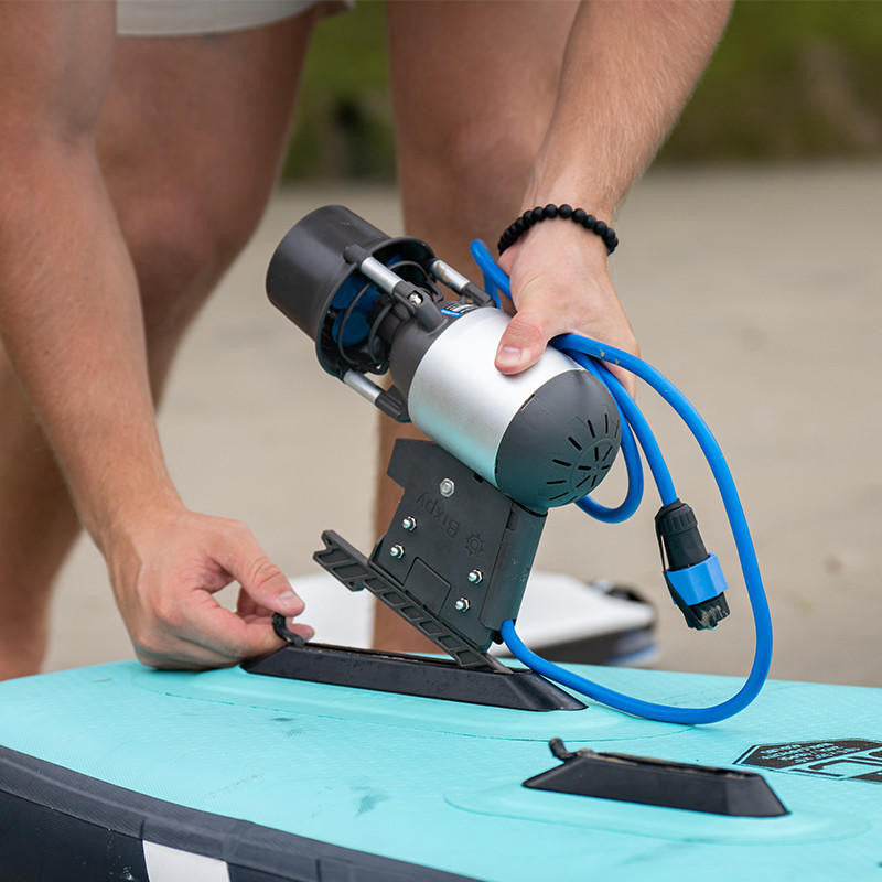 GILI/Bixpy K‑1 Outboard Kit – Flip & Lock Fin Adapter Bundle