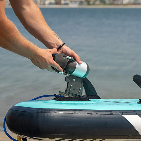 GILI/Bixpy K‑1 Outboard Kit – Flip & Lock Fin Adapter Bundle