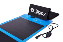 Close-up of Bixpy SUN80 barrel connector and anchor points