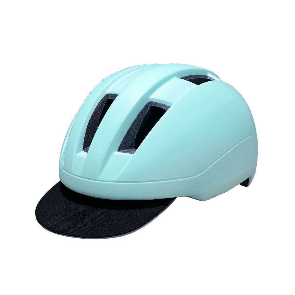 JupiterBike Helmet with Removable Visor – Light Blue