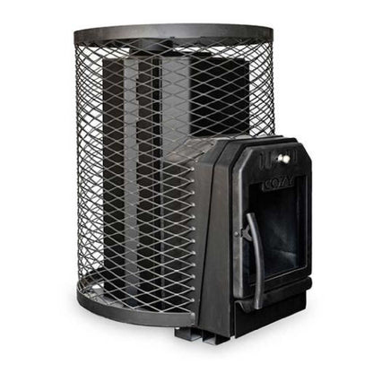 Cozy Heat O Floor Mount Wood-Burning Sauna Stove With Sauna Stones [COZY O-TW]