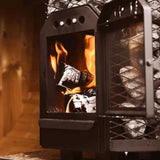 Cozy Heat O Floor Mount Wood-Burning Sauna Stove With Sauna Stones [COZY O-TW]