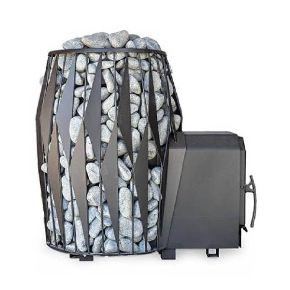 Cozy Heat OG Thru-Wall Sauna Stove With Sauna Stones [COZY OG-TW]