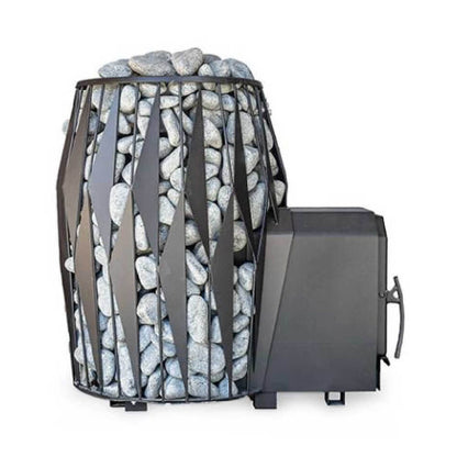 Cozy Heat OG Thru-Wall Sauna Stove With Sauna Stones [COZY OG-TW]