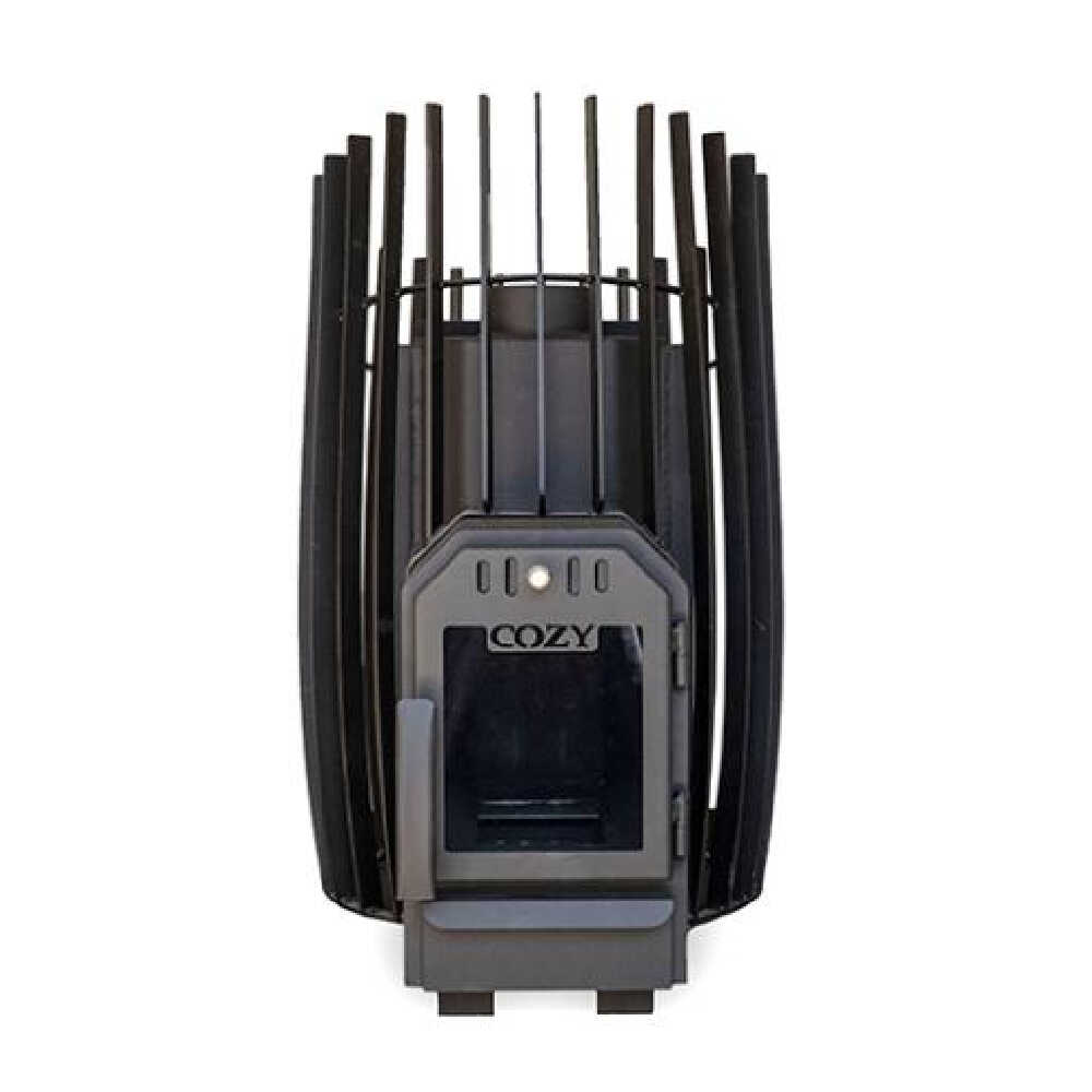 Cozy Heat SW Thru-Wall Wood Burning Sauna Stove with Sauna Stones [COZY SW-TW]