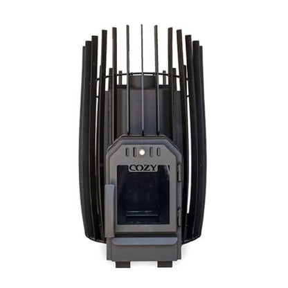 Cozy Heat SW Thru-Wall Wood Burning Sauna Stove with Sauna Stones [COZY SW-TW]