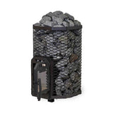 Cozy Heat Wood‑Burning Floor Mount Sauna Stove with Chimney Kit & Sauna Stones – Stainless Steel, 12KW / 18KW