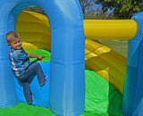 Island Hopper Curved Double Slide inflatable bounce house — photo 4