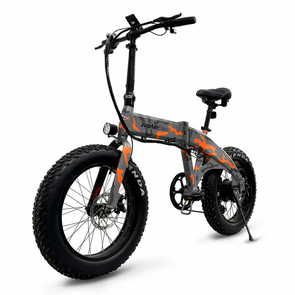 JupiterBike Defiant Fat Tire Folding Electric Bike