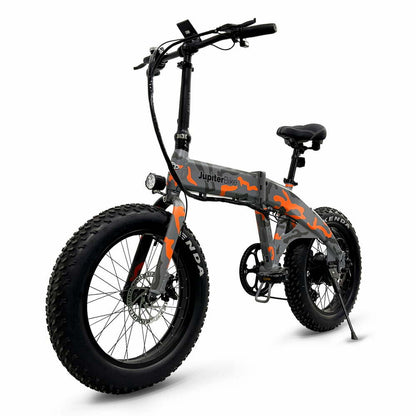 JupiterBike Defiant Fat Tire Folding Electric Bike