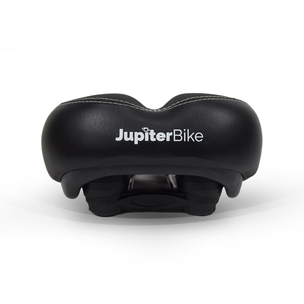 JupiterBike Mesh Top Leather Dual Spring Seat / Saddle