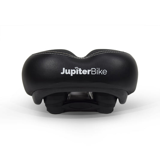 JupiterBike Mesh Top Leather Dual Spring Seat / Saddle