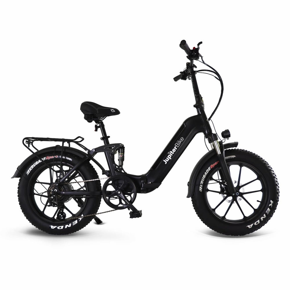 Low step-over electric fat tire bike
