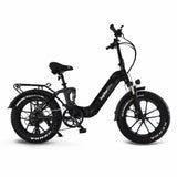 Low step-over electric fat tire bike