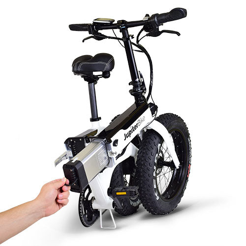 JupiterBike Defiant Fat Tire Folding Electric Bike