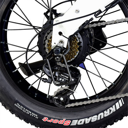 JupiterBike Defiant Fat Tire Folding Electric Bike