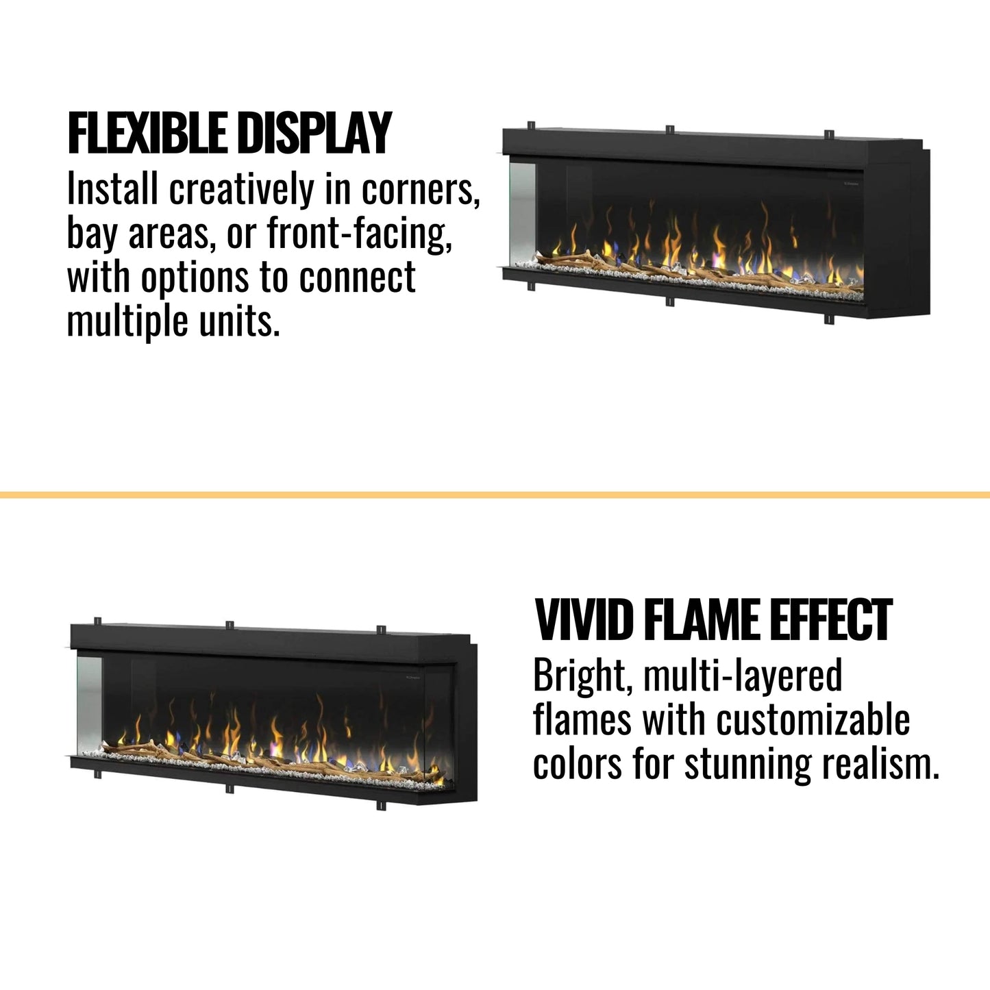 Dimplex IgniteXL Bold 88" Linear Electric Fireplace [XLF8817-XD]