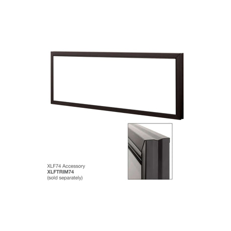 Dimplex IgniteXL 74" Premium Built-In Linear Electric Fireplace With Integrated Heater Fan [XLF74]