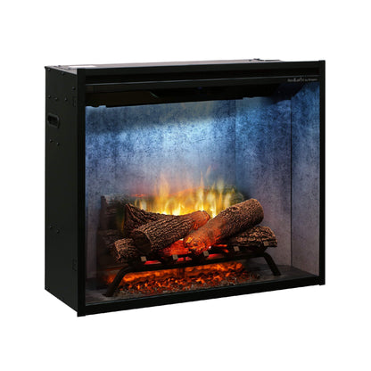 Dimplex Revillusion Built-In Electric Firebox With Weathered Concrete Liner & Plug Kit [RBF30/42WC-FG]