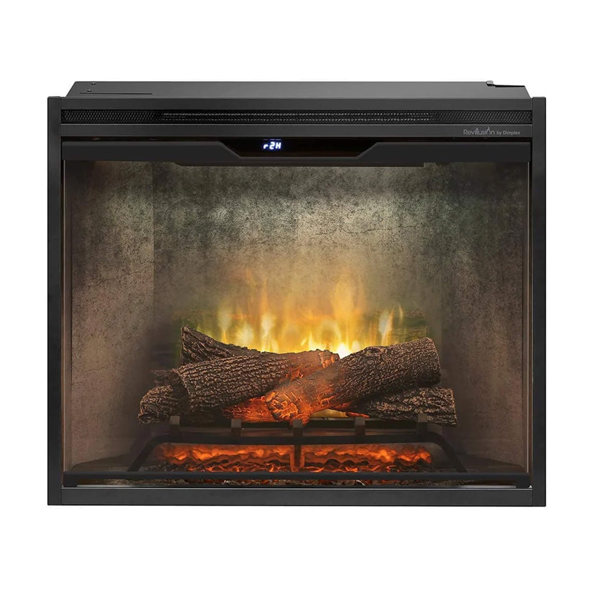 Dimplex Revillusion Built-In Electric Firebox With Weathered Concrete Liner & Plug Kit [RBF30/42WC-FG]