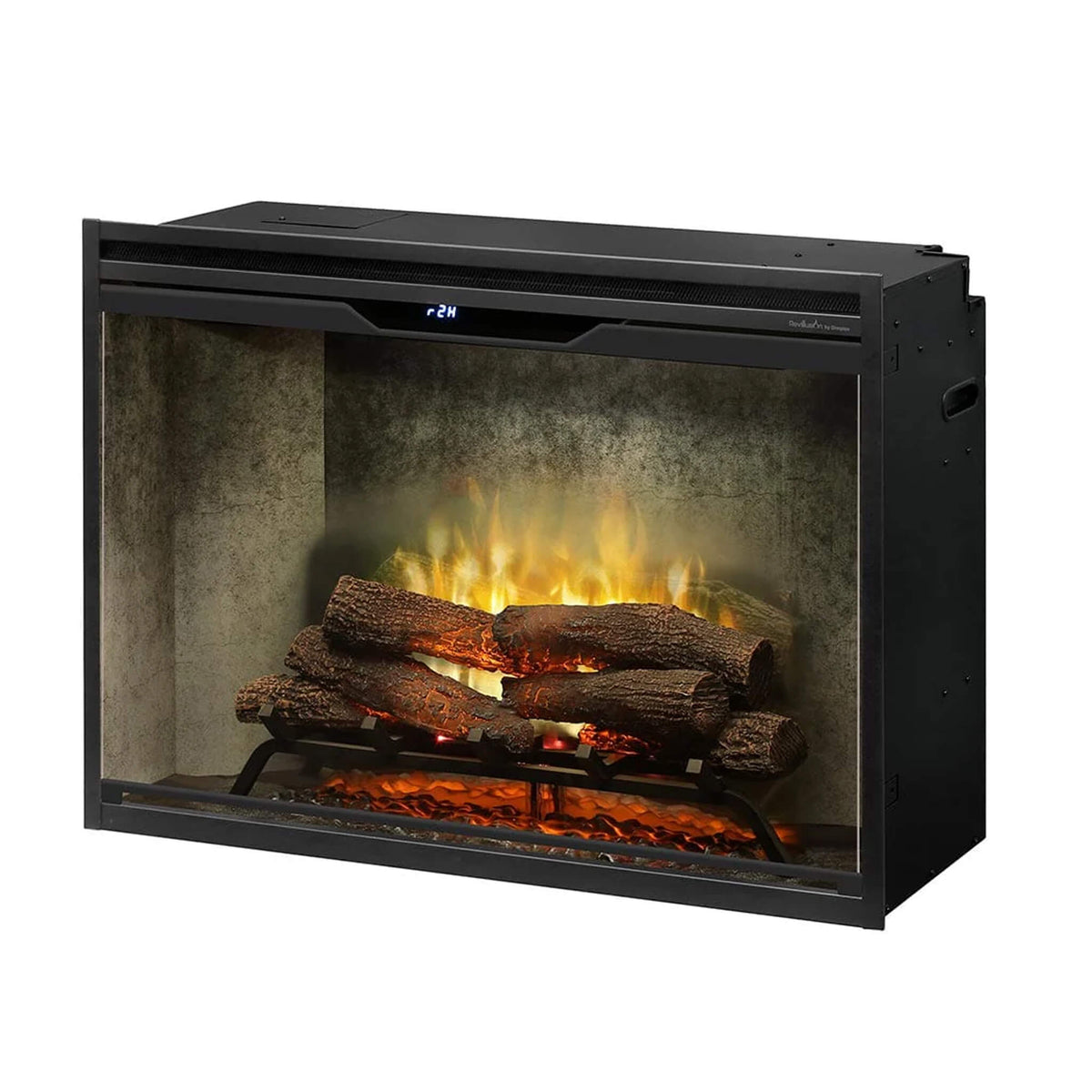 Dimplex Revillusion Built-In Electric Firebox With Weathered Concrete Liner & Plug Kit [RBF30/42WC-FG]