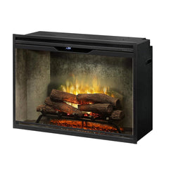 Dimplex Revillusion Built-In Electric Firebox With Weathered Concrete Liner & Plug Kit [RBF30/42WC-FG]