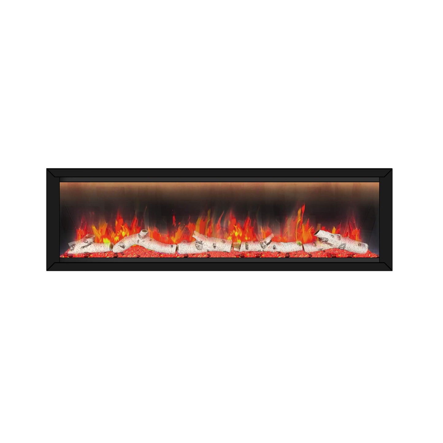 Dynasty Allegro 68" Smart Linear Electric Fireplace With Remote Control [DY-BFM68]