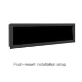 Dynasty Allegro 68" Smart Linear Electric Fireplace With Remote Control [DY-BFM68]