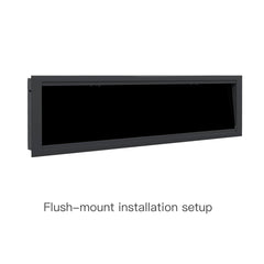 Dynasty Allegro 68" Smart Linear Electric Fireplace With Remote Control [DY-BFM68]