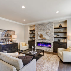 Dynasty Cascade 64" Smart Linear Electric Fireplace [DY-BTX64]