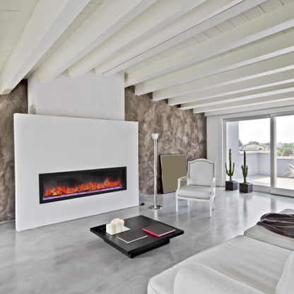Dynasty Cascade 64" Smart Linear Electric Fireplace [DY-BTX64]