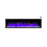 Dynasty Cascade 74" Smart Linear Electric Fireplace [DY-BTX74]