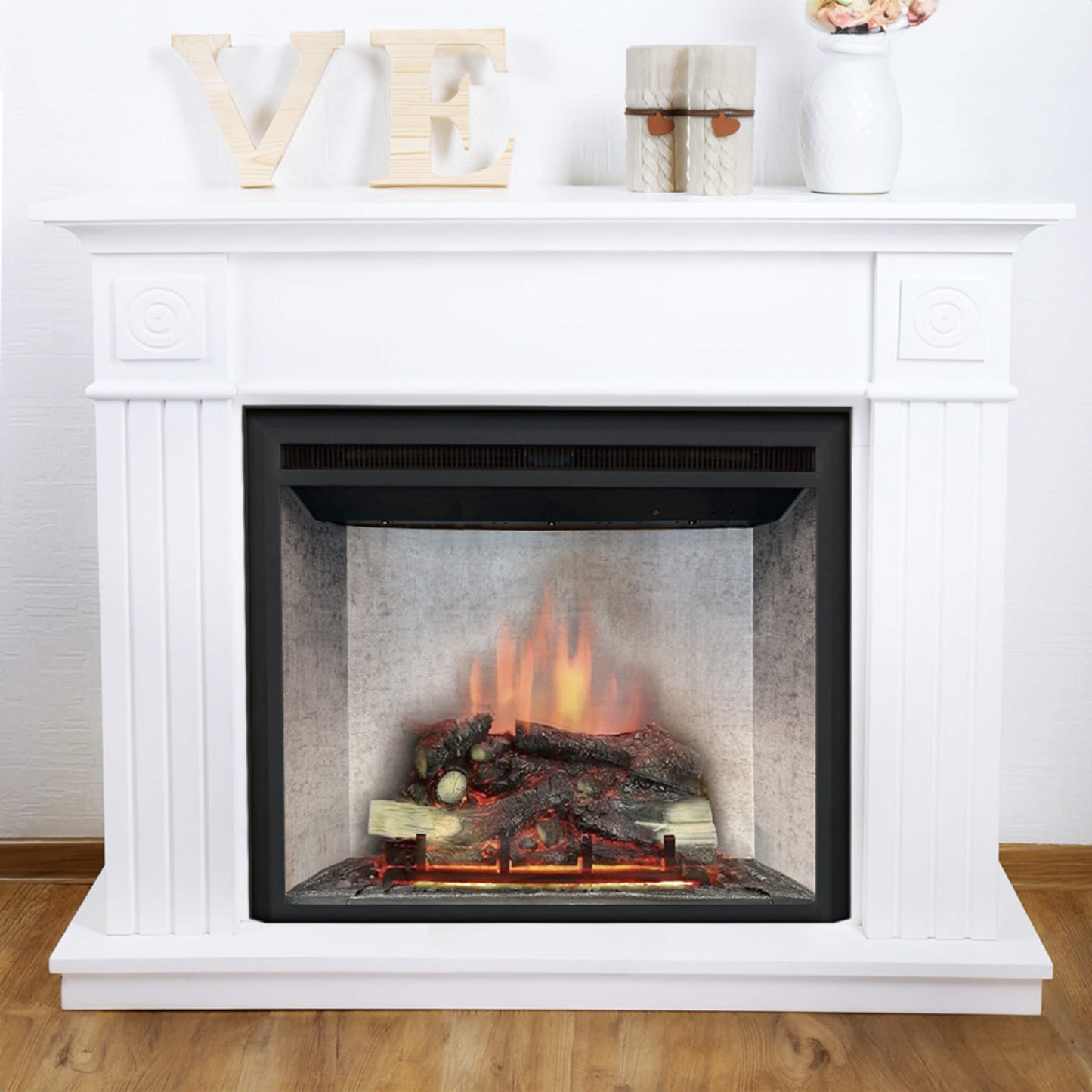 Dynasty Presto 40" Built-In Electric Firebox Insert With Adjustable Flame Settings [DY-FI40D]