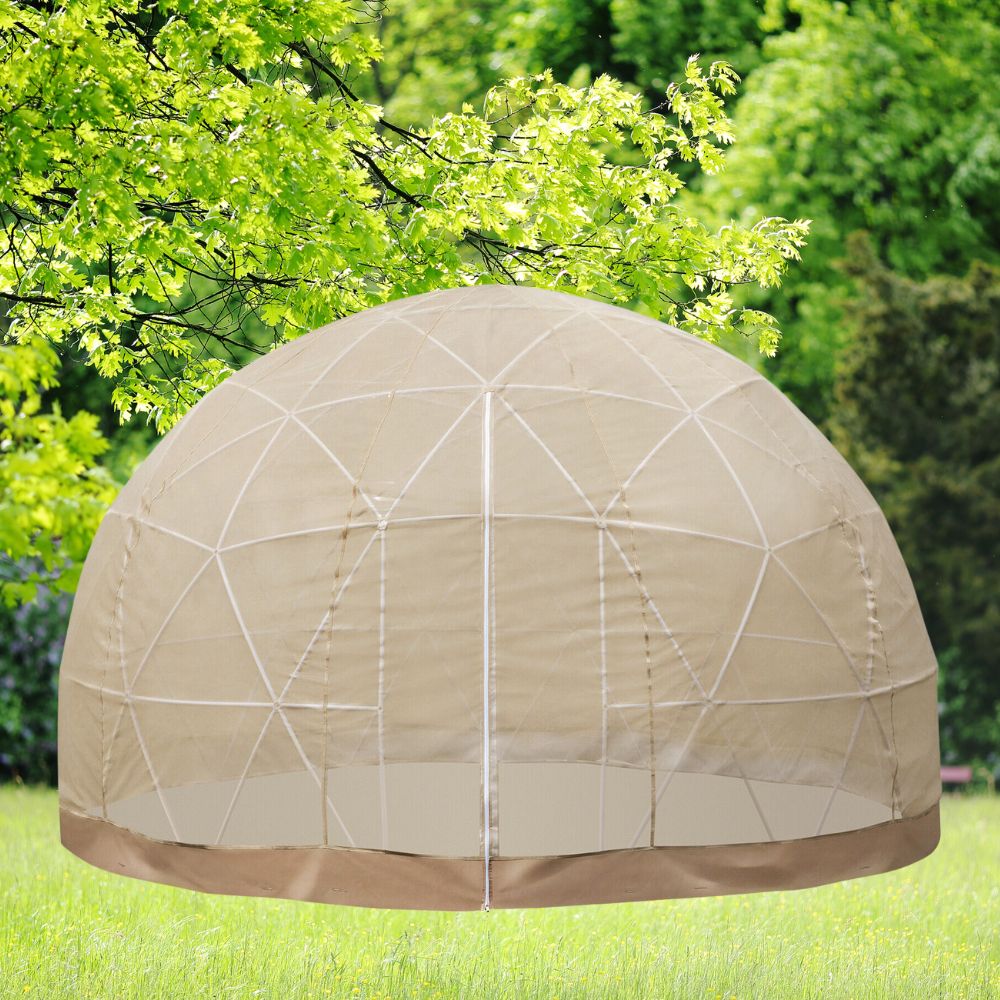 Extra Large 12FT Outdoor Igloo Garden Greenhouse Dome Tent – All‑Weather, UV‑Resistant, 10‑Person Capacity