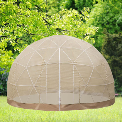 Extra Large 12FT Outdoor Igloo Garden Greenhouse Dome Tent – All‑Weather, UV‑Resistant, 10‑Person Capacity